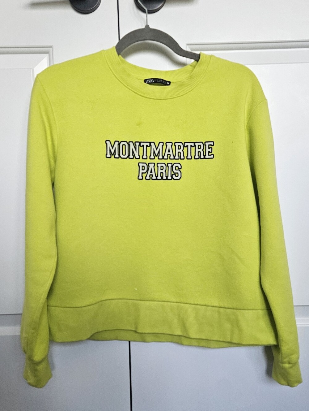Neon Yellow Crewneck Sweatshirt
